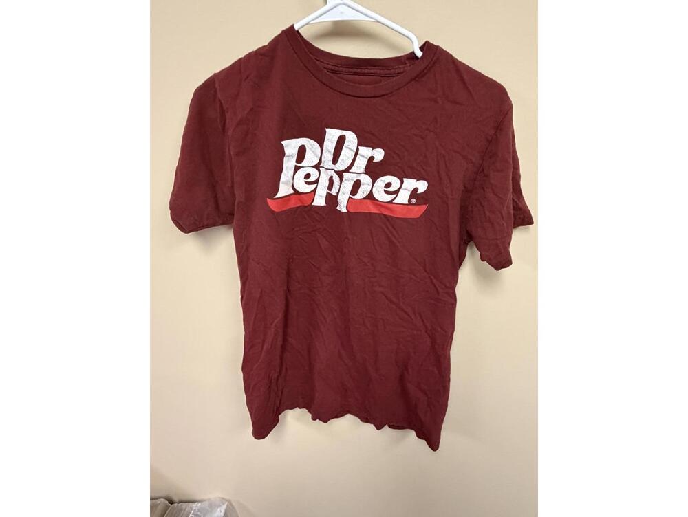 Dr Pepper Vintage Style Maroon Graphic T-Shirt